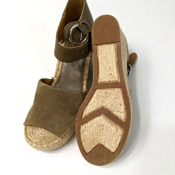 Marc Fisher Ltd Alida Espadrilles Platform Wedge Sandal - Picture 8 of 9